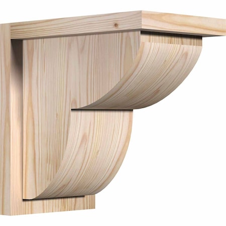 Ekena Millwork Crestline Smooth Corbel w/Backplate, Douglas Fir, 7 1/2"W x 12"D x 12"H COR08X12X12CRE01SDF